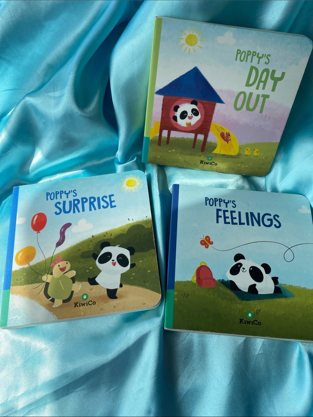 Kiwico Poppy Board Book Bundle Set